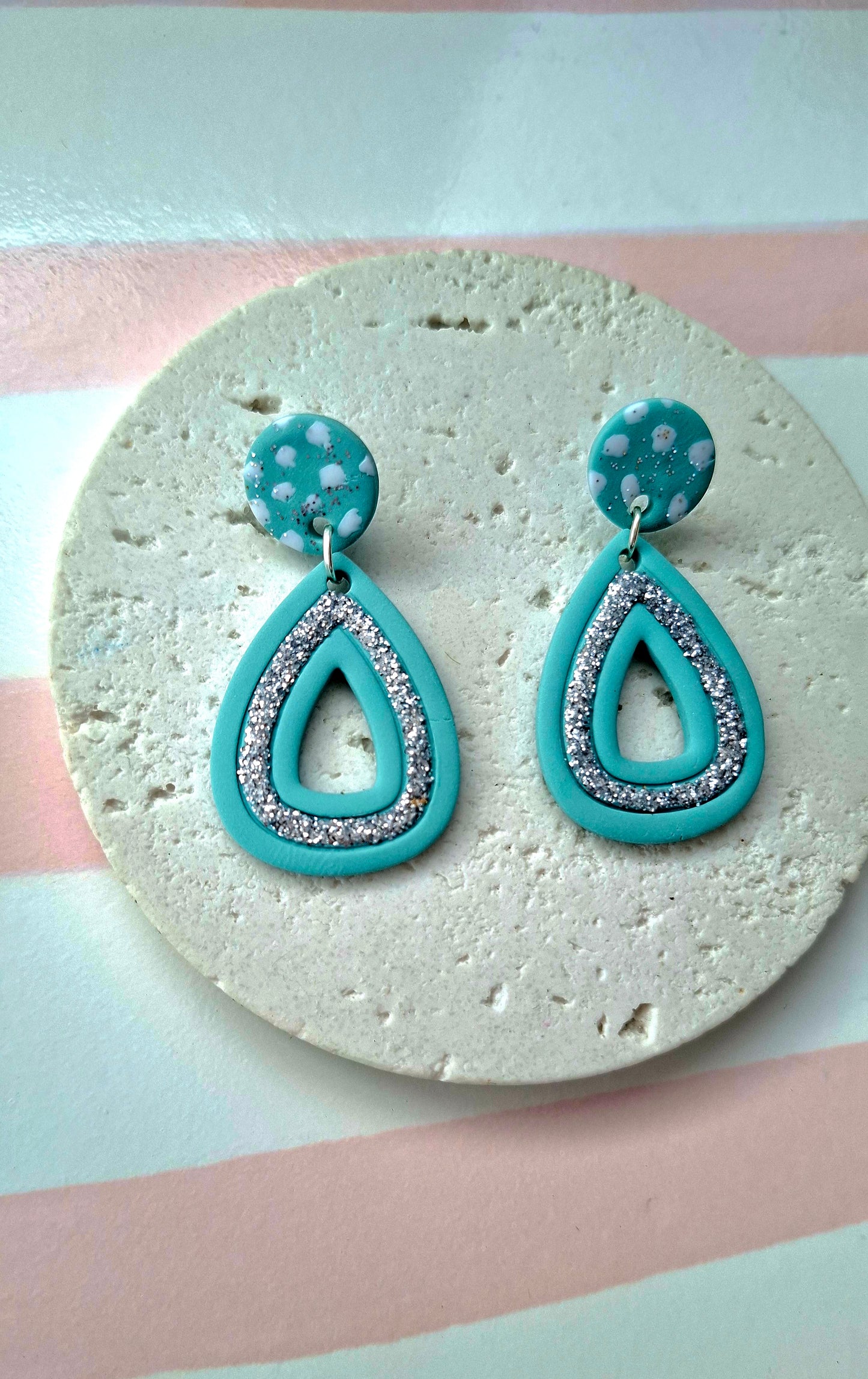 Boucles d’oreilles "Lagon"