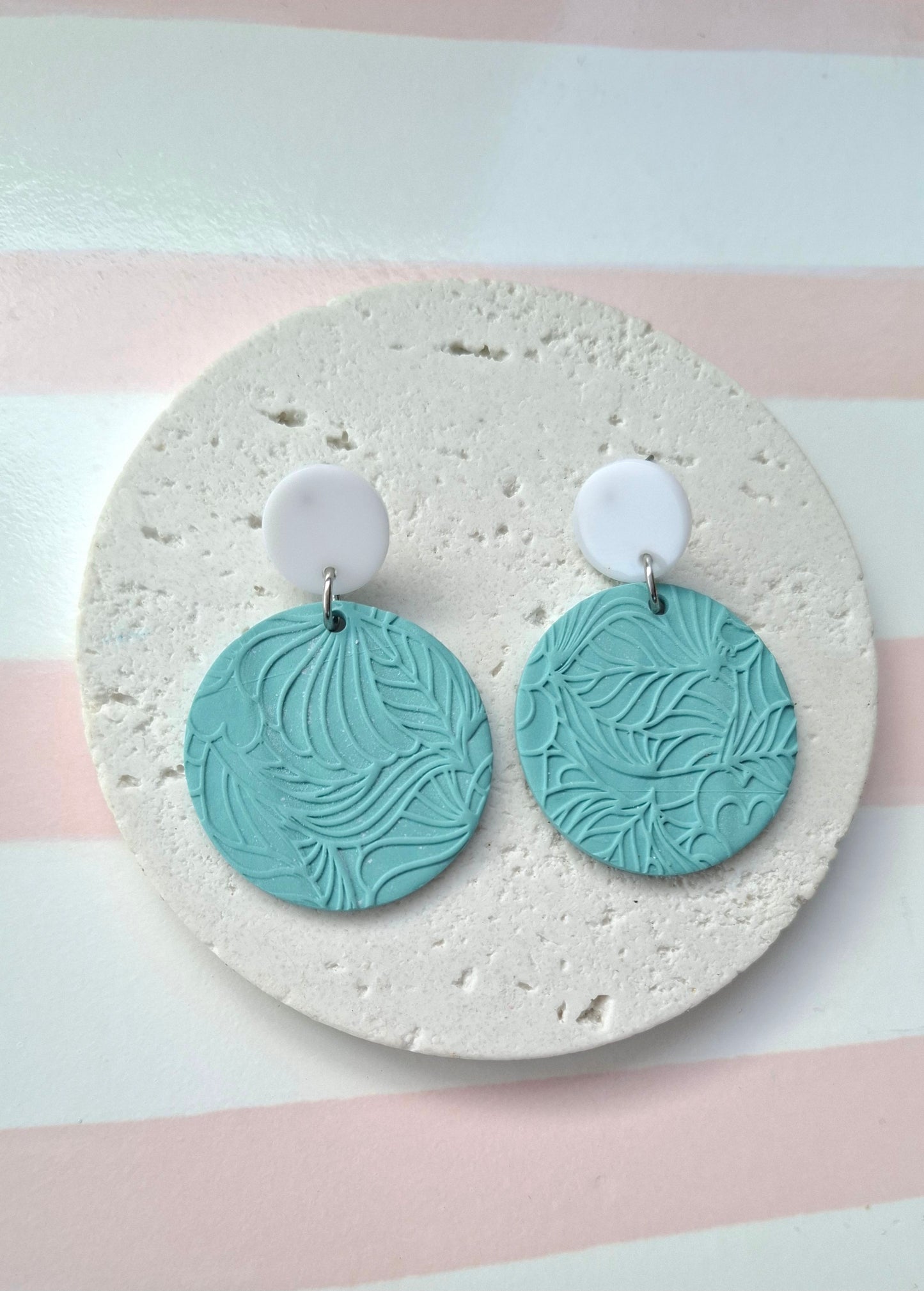 Boucles d’oreilles "Lagon"