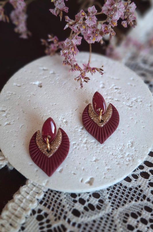 Boucles d’oreilles gouttes à paillettes