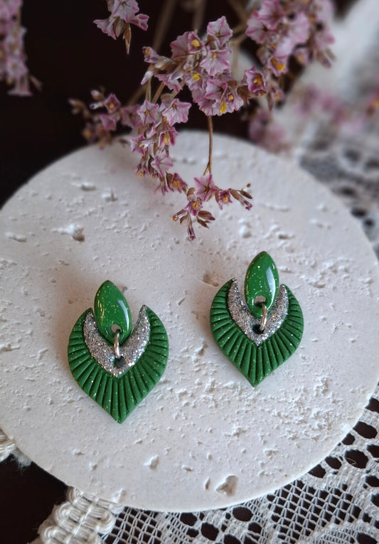 Boucles d’oreilles gouttes à paillettes