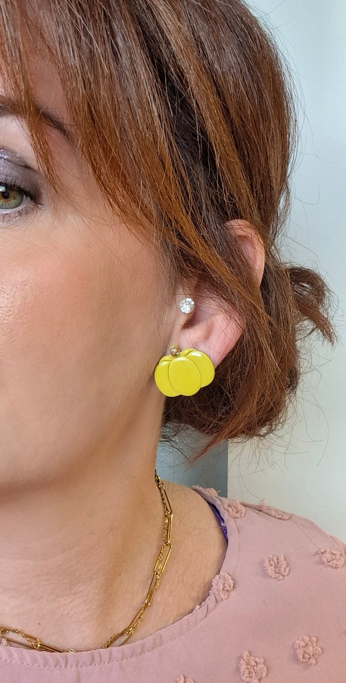 Boucles d’oreilles petites citrouilles