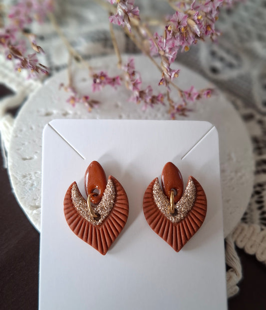 Boucles d’oreilles gouttes à paillettes