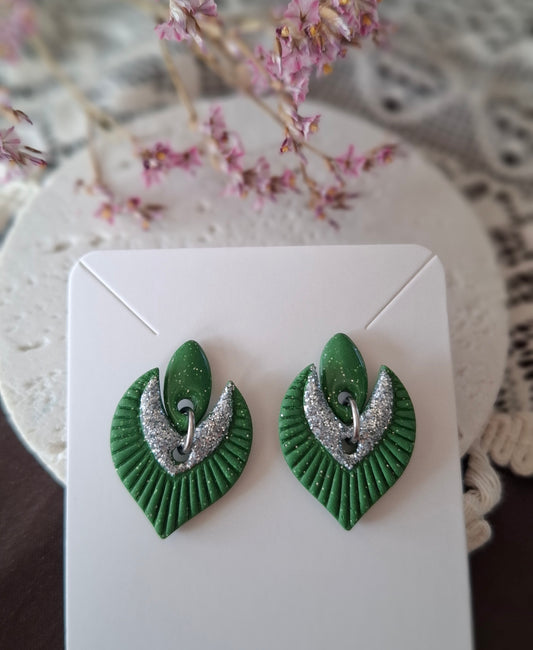 Boucles d’oreilles gouttes à paillettes