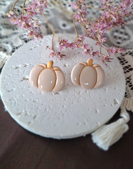 Boucles d’oreilles petites citrouilles